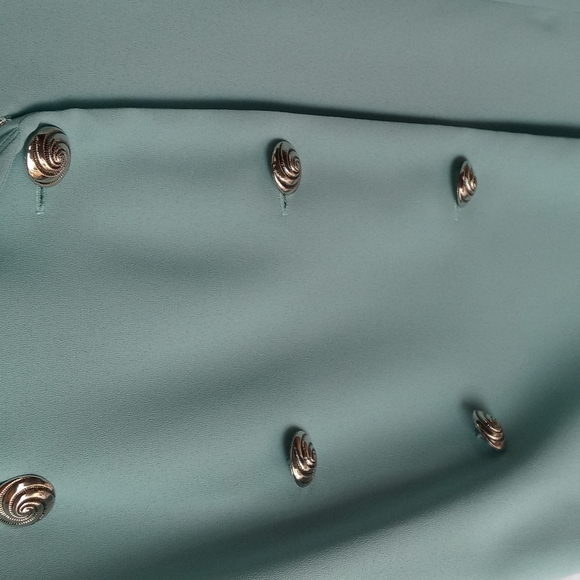Woman's Buisness or Semi Formal. Teal A-Line Dress - Picture 4 of 4